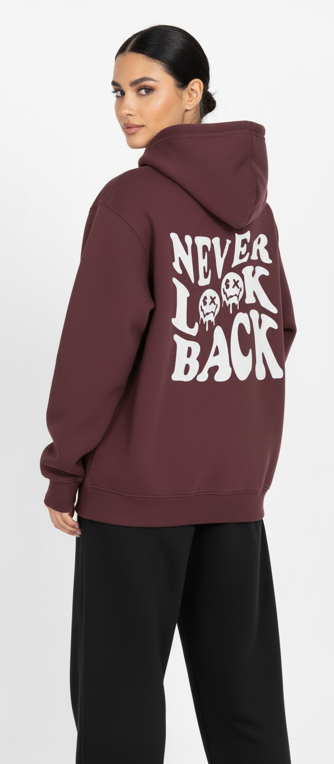 Never Look Oversized Hoodie