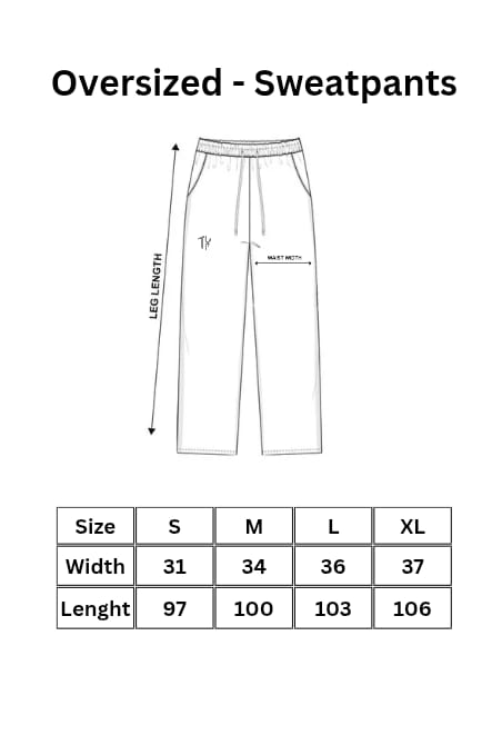 Black Wide leg Sweatpants